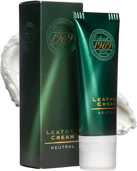 Collonil 1909 Leather Cream 2.53 Fl Oz - Nourishing Formula to Extend the Life of Leather Footwear and Meet the Highest Demands