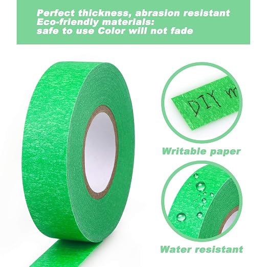 8 Rolls Colored Masking Tape Rainbow Painters Tape, 0.6 Inch x 16 Yard | Colorful Craft Art Paper Tape Labeling Arts Crafts Decorative Coding Decoration Supplies