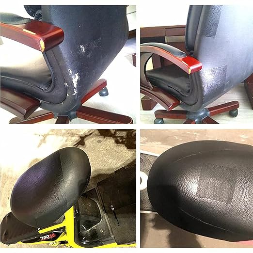 Faux Leather Repair Tape Self-Adhesive Waterproof Leather Curved Surface Refurbish Patch for Sofas, Car Seats, Handbags,Furniture,Jackets,DIY;Multi-Color & Size are Available;Quick & Easy fix