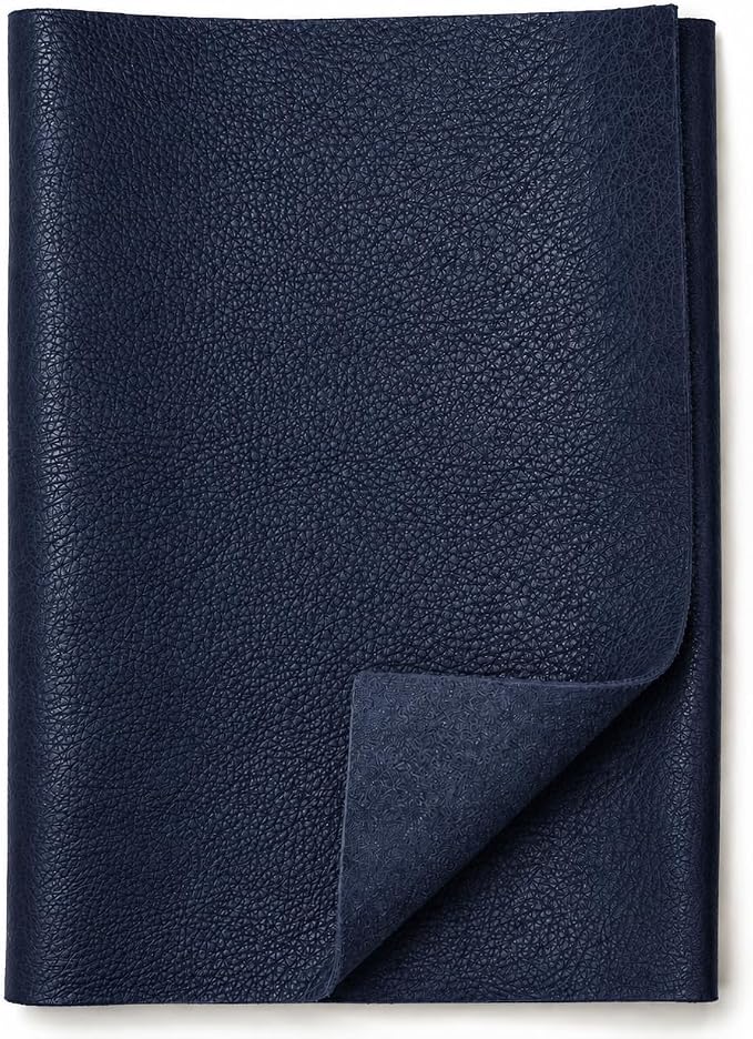 REED Leather HIDES - Cow Skins (40 Square Foot, Navy) | Arts and Crafts