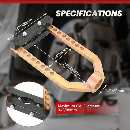 DASBET CV Joint Puller Tool 9 Holes Universal Joint Removal Tool CVJ Axle Separator Tool Remover for Repairing