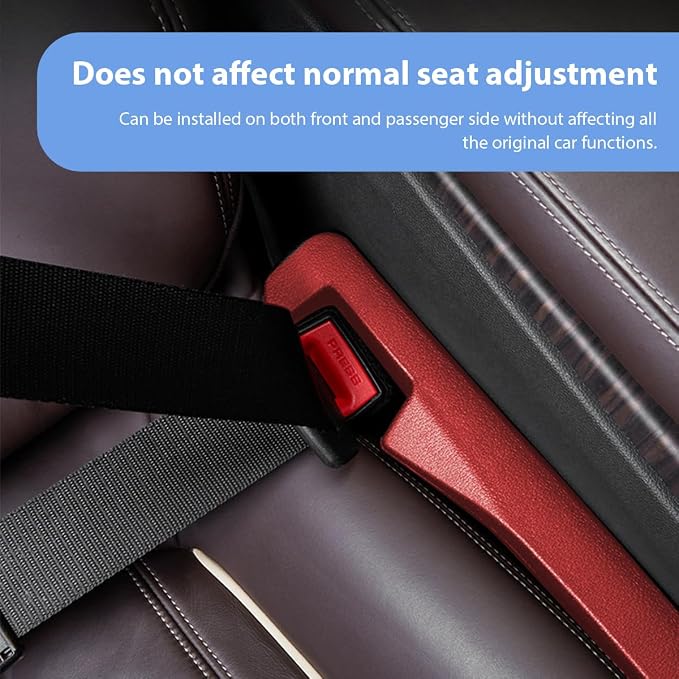 2 PCS Car Seat Gap Filler, PU Leather Car Seat Side Gap Filler to Fill The Gap Between Seat and Console, Universal Car Seat Gap Filler to Prevent Item from Falling for Most Vehicles (Black)