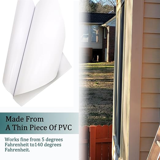 Vinyl Siding Repair Kit 24Pcs 6.3X4.75Inch Self-Adhesive Vinyl Siding Patch PVC Tape Cover Any Cracks Holes Blemishes on Vinyls Sidings Fence Tools Home Skirting