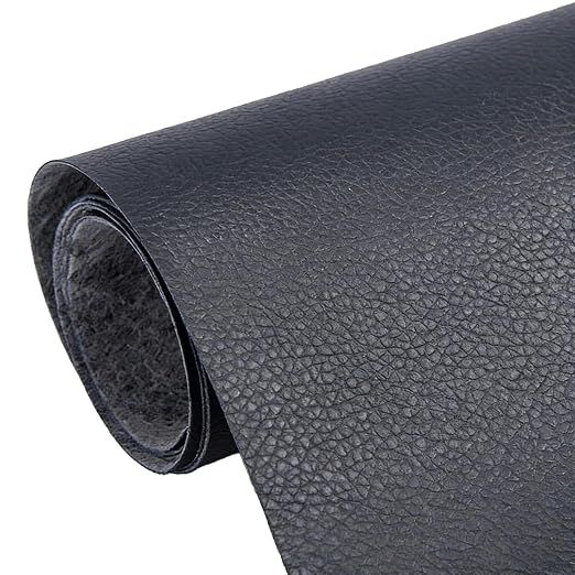 Cremsy Leather Repair Patch Tape, Self-adhesive Leather Repair Patch Kit for Couch Sofa Car Seats, Waterproof Vinyl Repair Patch, Cuttable Furniture Repair Tape for Chair Jacket (4, Navy blue)