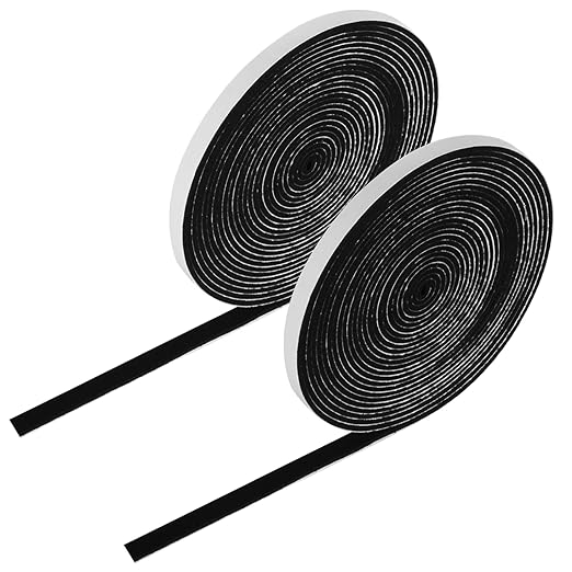 High Density Foam Tape - 1/4'' x 1/16'' x 26Ft Weatherproof Adhesive Prevent Condensation Heat Resistant Flame Retardant Weather Stripping Easy to Cut & Install & Remove for Car Doors Pipes Windows