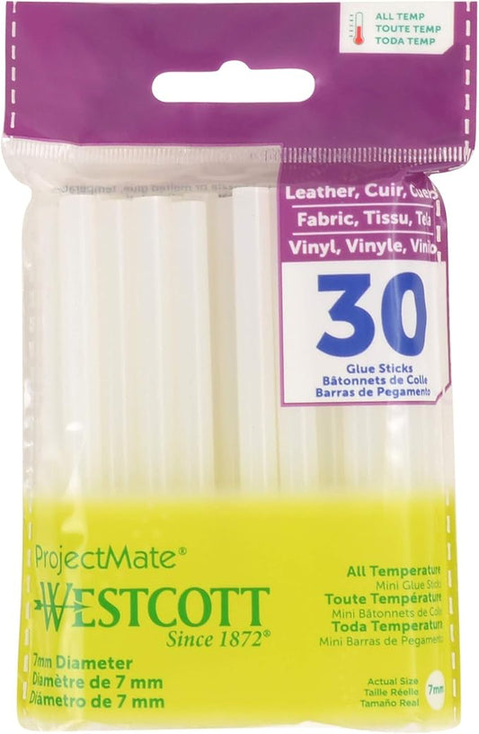 Westcott Premium All Temperature Mini Glue Sticks,