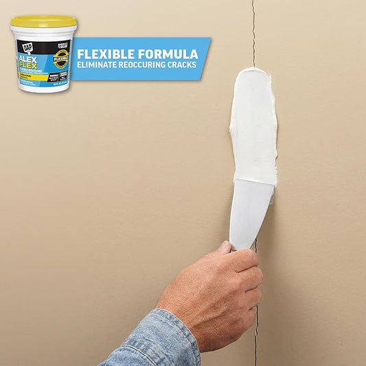 DAP Alex Flex Flexible Spackling, White, 16 Oz (7079818742)