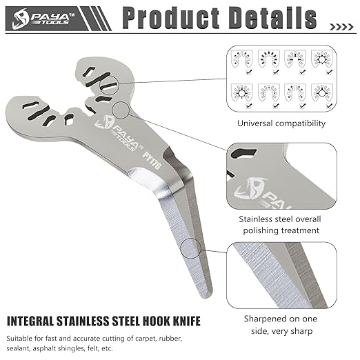 Pneumatic Air Windshield Knife Air Windshield Remover Sealant Cutter Blade for Auto Glass Glue Window Seal Cutter Car Windshield Windscreen Removal Tool (3-PACK)