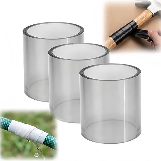 Self-Fusing Waterproof Patching Tape, Patch Tape for Repairing Pipe & Hose Leaks and Bucket Holes