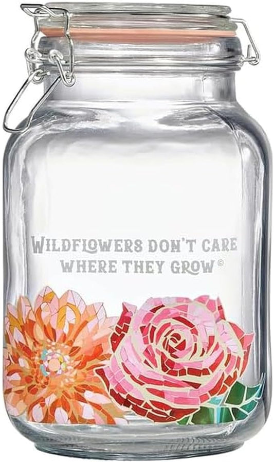 Dolly Parton Preserving Clamp Jar, 67.6 oz (2000ml), Pink