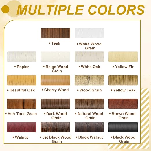 PATIKIL Wood Grain Repair Tape, 3" x 33' Self Adhesive Realistic Wood Tape with Scraper Durable Repair Patch for Furniture Floor Window Door Table DIY Home Decor, Black Walnut
