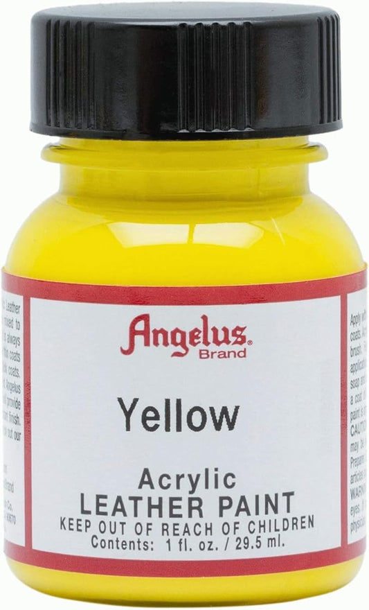 Angelus Yellow Acrylic Leather Paint