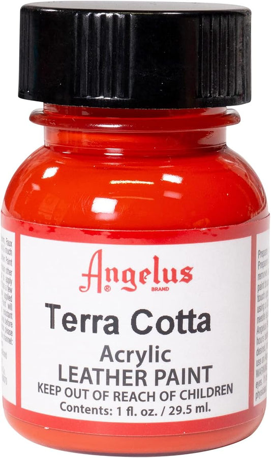 Angelus Acrylic Leather Paint, 1 Fl Oz (Pack of 1), Terra Cotta Red