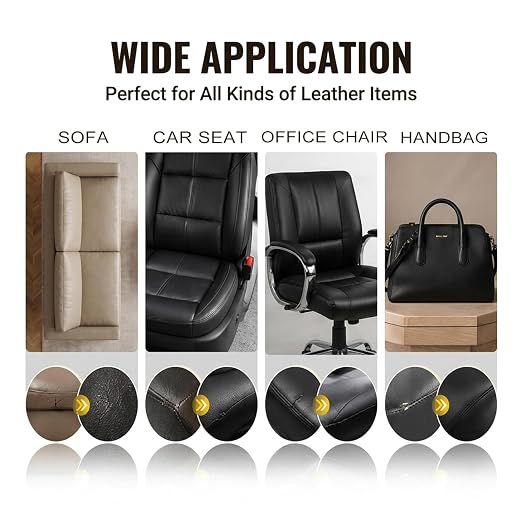 Cremsy Leather Repair Patch Tape, Self-adhesive Leather Repair Patch Kit for Couch Sofa Car Seats, Waterproof Vinyl Repair Patch, Cuttable Furniture Repair Tape for Chair Jacket (10, Royal Blue)