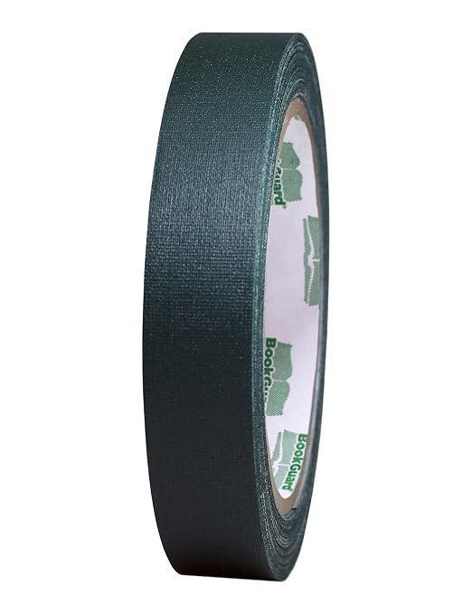 BookGuard 0.75 inch Premium Bookbinding Repair Cloth Tape, 15 Yard Roll, Forest Green