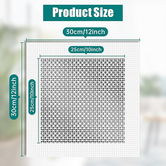 30Pcs 10 Inch Large Drywall Patch, Wall Repair Patches, Self-Adhesive Fiberglass Repair Kit Dry Wall Hole Repair Patch for Aluminum Metal Sheetrock Ceiling (10"x 10")