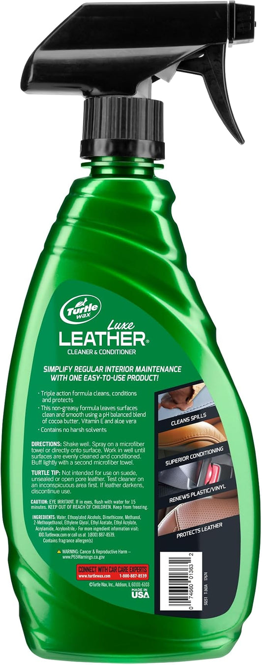 Turtle Wax T-363A Leather Cleaner & Conditioner - 16 Fl Oz.