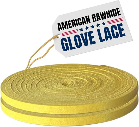 Covey Baseball Glove Lace Kit - 72-Inch Laces for Repair and Relacing | Premium American Rawhide Leather 3/16" Width - Universal Fit for Softball and All Mitt Brands