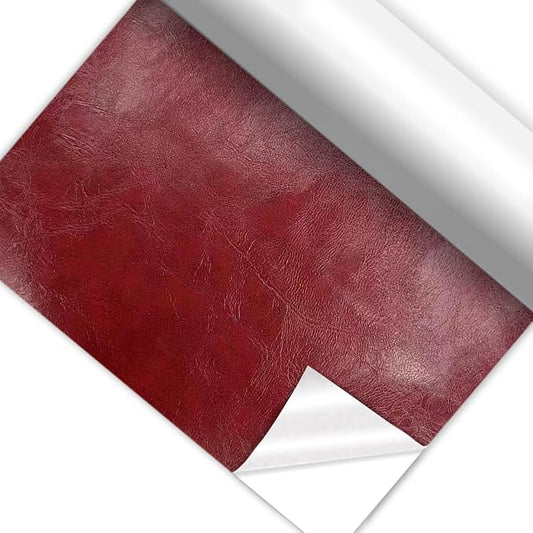 Self Adhesive Faux Leather Repair Patch,1Roll 15x78 Inch Leather Repair Tape for Furniture,Couch Tape for Couches,Bed,Car Seats,Chair,Wine Red