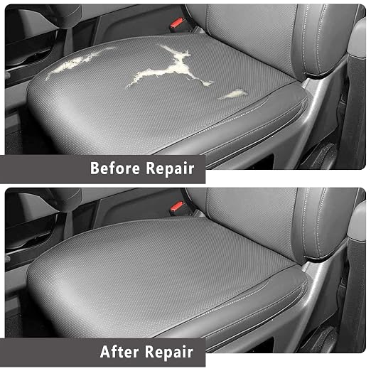 Leather Repair Patch, Breathable Perforated Self Adhesive Repair Patch, Furniture Couch Car Seats Office Chairs Sofa Repair Refurbished Faux Leather Patch (Light Gray,15.7x59 inch)
