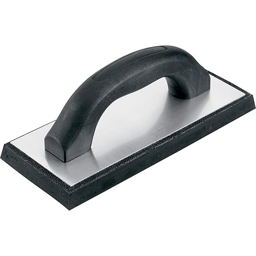 QEP 4 in. x 9.5 in. Molded Rubber Grout Float with Non-Stick Gum Rubber, Black (Pack of 12)