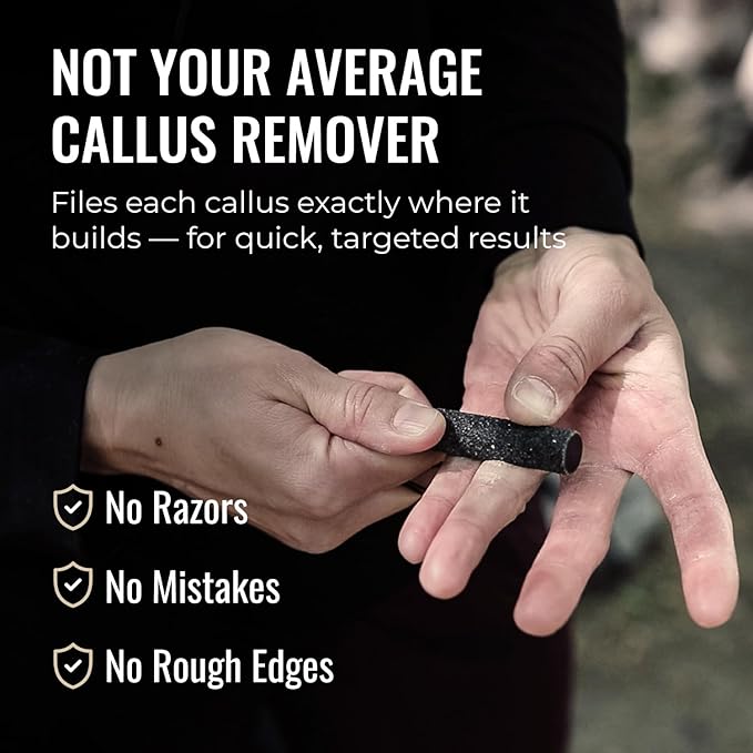 SandBar Callus Removal, Hand Callus Remover Salve Balm Stick for Working Hands, Lightweight Dead Skin Remover Tool Grit Surface, Knurled Handle, Magnetic Cap Hand File 4" - Pink