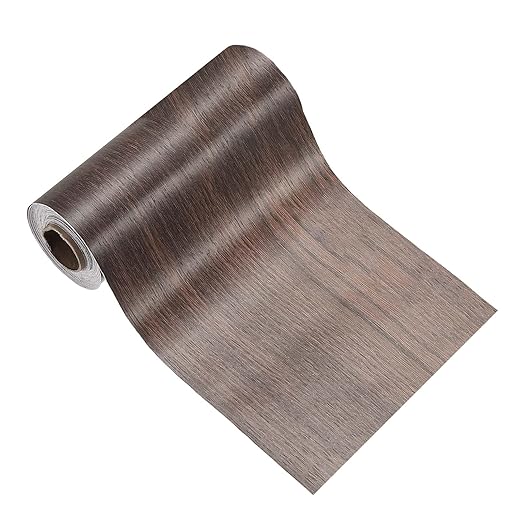PATIKIL Wood Grain Tape 2" x 32 ft, Self-Adhesive Wood Texture Repair Tape Realistic Wooden Effect Patch for Furniture Cabinets Floor Walls, Black Walnut