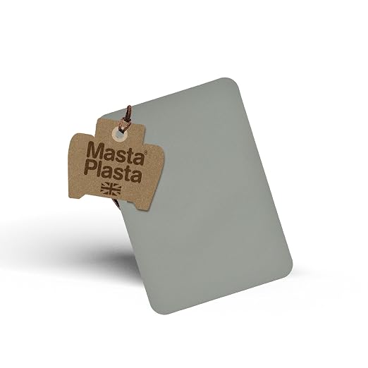 MastaPlasta Original Self-Adhesive Leather Patches for Furniture Repair - Light Gray 11" x 8" (28 x 20 cm). Upholstery-Quality Patch for Leather Chair, Leather Patch for Car Seat Repair