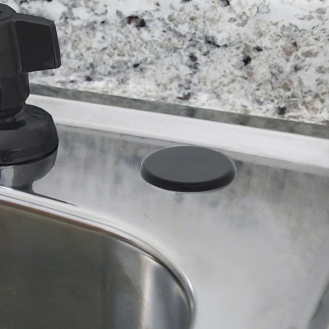 Danco 11091 Sink Hole Cover, Matte Black