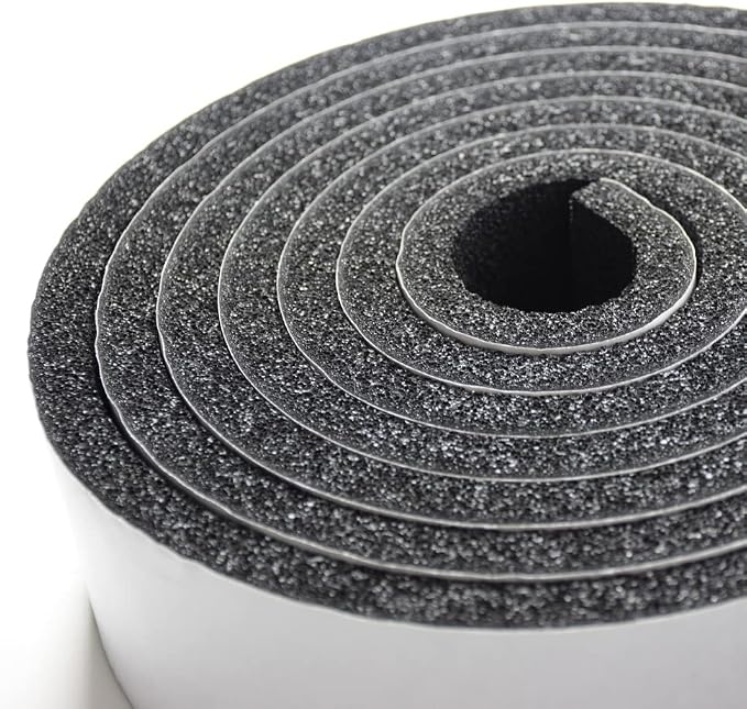 DOBTIM Pipe Insulation Foam Wrap Tape, Self Adhesive with High Resilience for Pipe Insulation Wrap 13 Ft x 3 Inch Wide x 1/2 Inch Thick