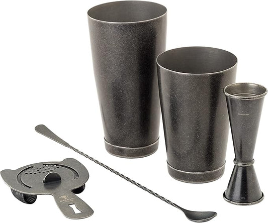Barfly Basics Cocktail Set, 5-Piece, Vintage Black
