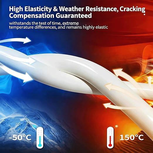 9900 Sealant Waterproof,Outdoor Silicone Sealant, Permanently Repairs Roof & Wall Cracks, Waterproof, Heat & Stretch-Resistant, Tough & Tear-Proof for Exteriors (Black)