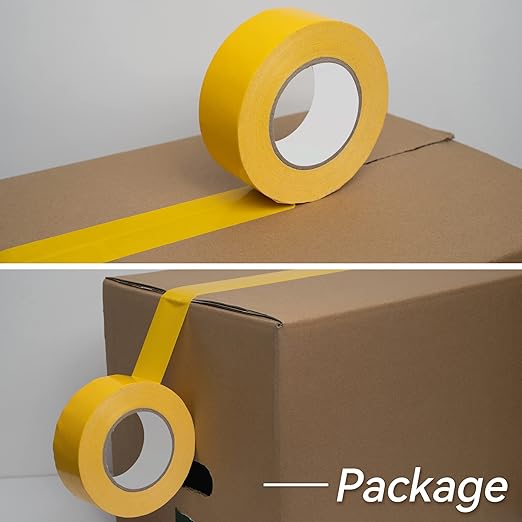 Reniteco Yellow Duct Tape- 2 inches x 45 Yards, Waterproof & All-Weather, No Residue, UV Resistant, Heavy Duty for Car, Home & Outdoor Repairs, 1 Roll