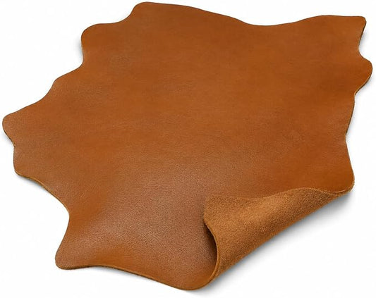 REED Leather HIDES - Cow Skins (40 Square Foot, Whiskey) | Arts and Crafts