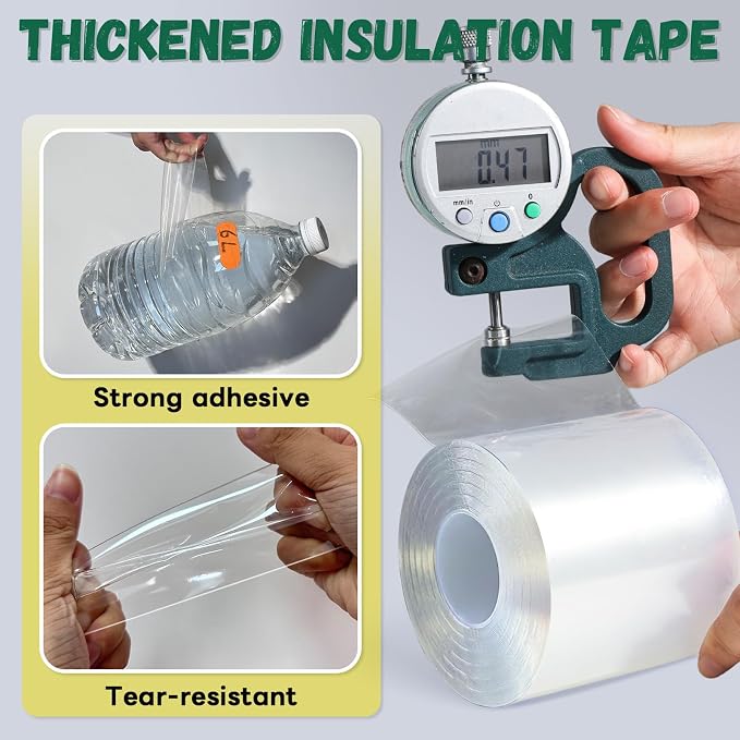 Window and AC Insulation Sealing Tape for Frame Draft, 2 inch X 33 FT