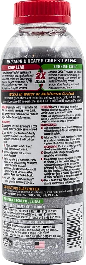 Bar's Leaks Cooling System Radiator Stop Leak 16.9 oz.