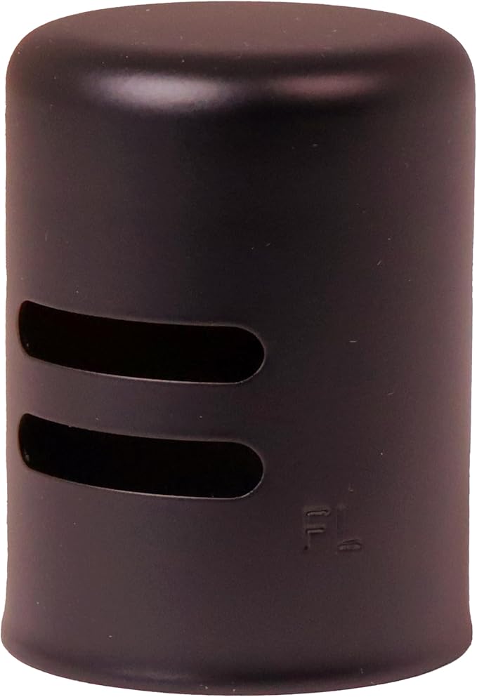 Westbrass D201-10-12 1-5/8" x 2-1/4" Solid Brass Air Gap Cap Only, Non-Skirted, Oil Rubbed Bronze (10-Pack)