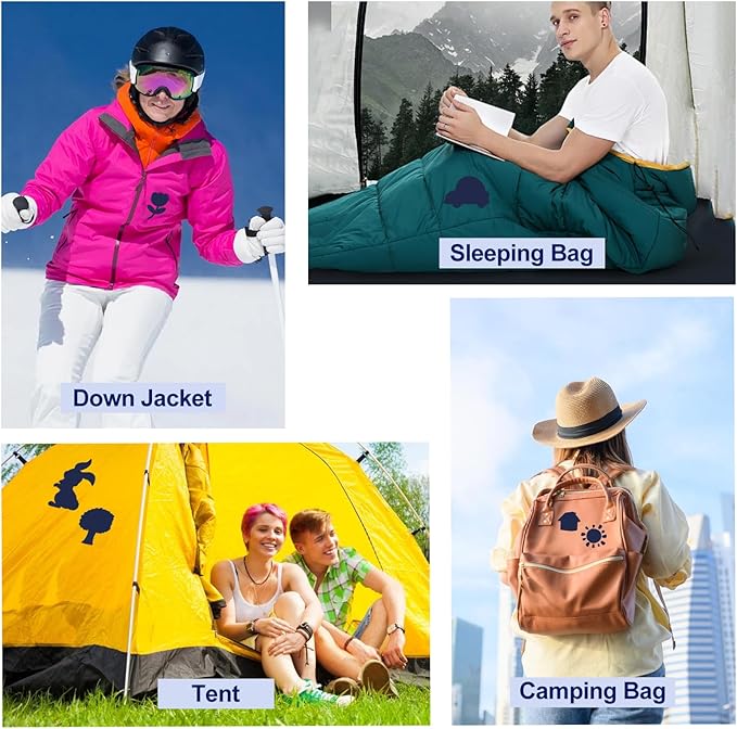 Self-Adhesive Nylon Patches Tent Repair Kit – Outdoor Gear Tenacious Repair Tape, Waterproof Fabric Patches for Clothes, Tent, Down Jacket, Backpack (45pcs, Navy