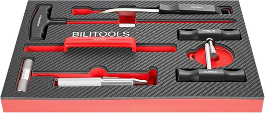 BILITOOLS 7-Piece Windshield Removal Tool Kit for Classic Vintage Car Windscreen Remover Set
