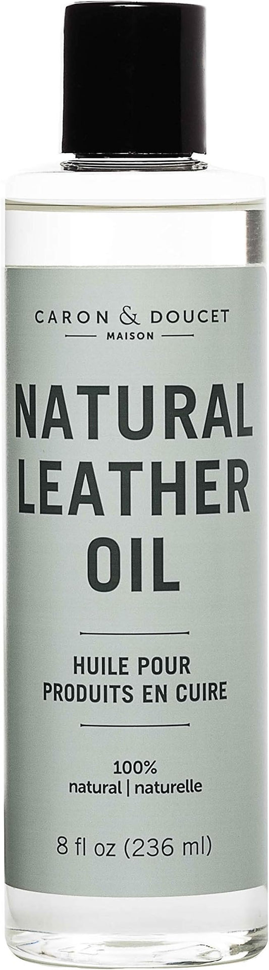 CARON & DOUCET - 100% Natural Leather Oil & Conditioner to Repair & Restore; Shoes, Boots, Couches, Car Seats, Purses, Jackets, Saddles & Tacks