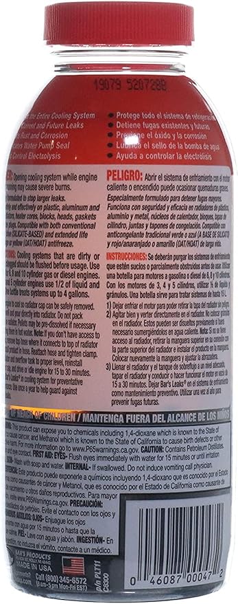 Bar's Leaks PLT11 Pelletized Radiator Stop Leak - 11 oz. (4 Pack),PLT11-4PK