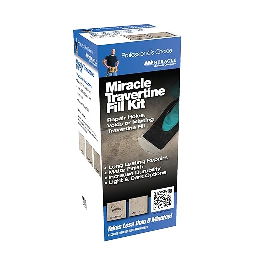 Miracle Sealants Long Lasting Miracle Travertine Fill Kit