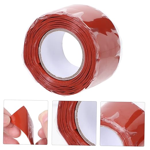 Flexible Rubberized Tape for Leaks Silicone Sealant Pipe Repair Tape Corrosion Resistant Leak Seal for Faucets Water Joints Heating and Sewer Fixing