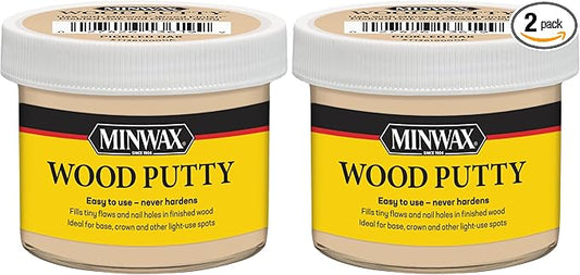 Minwax Wood Putty, Pickled Oak, 3.75 oz. (Pack of 2)