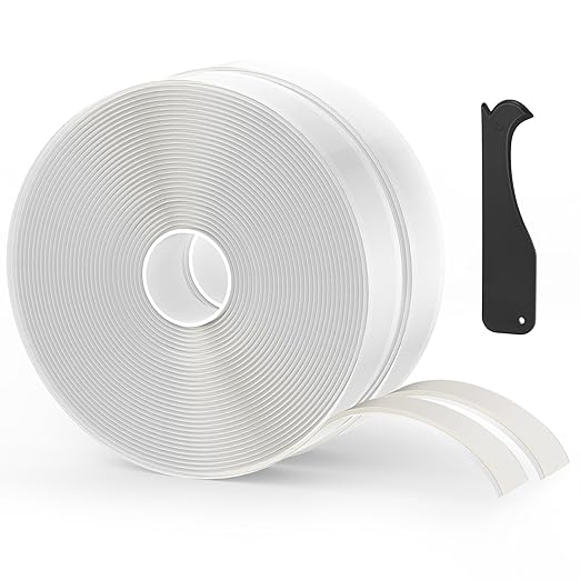 Butyl Tape 3/4" x 30 Ft White – Non-Hardening Waterproof Sealant Tape for RV Window Glazing, Roof Leak Repair, Pipe Plumbing Fixtures & EPDM Roof Patching – Premium Butyl Caulk Tape (2 Pack)