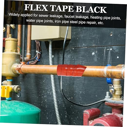 DOITOOL Flexible Rubberized Seal Tape for Plumbing Pipe Leak Repair Self Adhesive Sealant for Water Joints and Outdoor Use