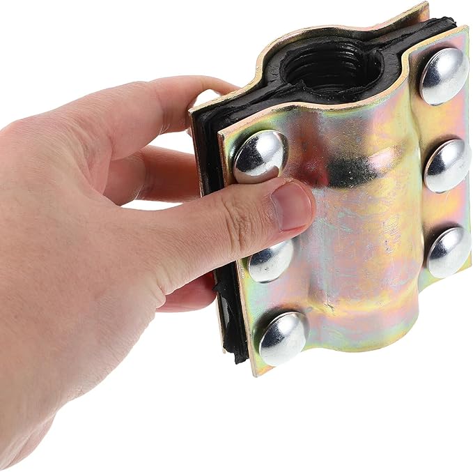 MAGICLULU Heavy-duty Sealed Pipe Clamp Leak Sealer for Plastic and Metal Pipes Rapid Repair Clamp 1pcs Dn25×110