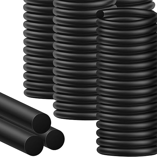 MYFAMIREA 100FT Backer Rod 1/4 Inch EPDM Rubber Caulk Saver Weather Strip Seal Concrete Expansion Joint Filler for Gaps and Joints, Black