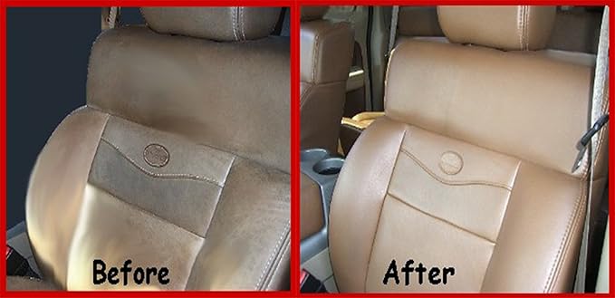 Furniture Leather Max Leather Refinish and Restorer 4 Oz Jar (Leather Repair) (Leather Restore) (Vinyl Repair) (British Tan)