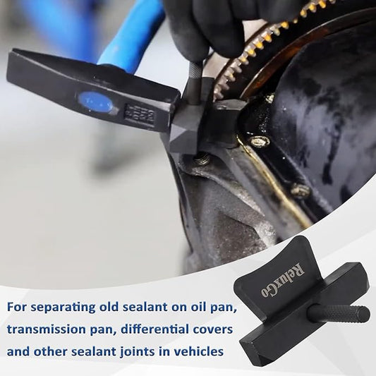 ReluxGo Oil Pan Separator Tool Compatible with Benz/BMW, Gasket Remover Scraper Tool, Engine Transmissions RTV Sealant Removal Tool Kit